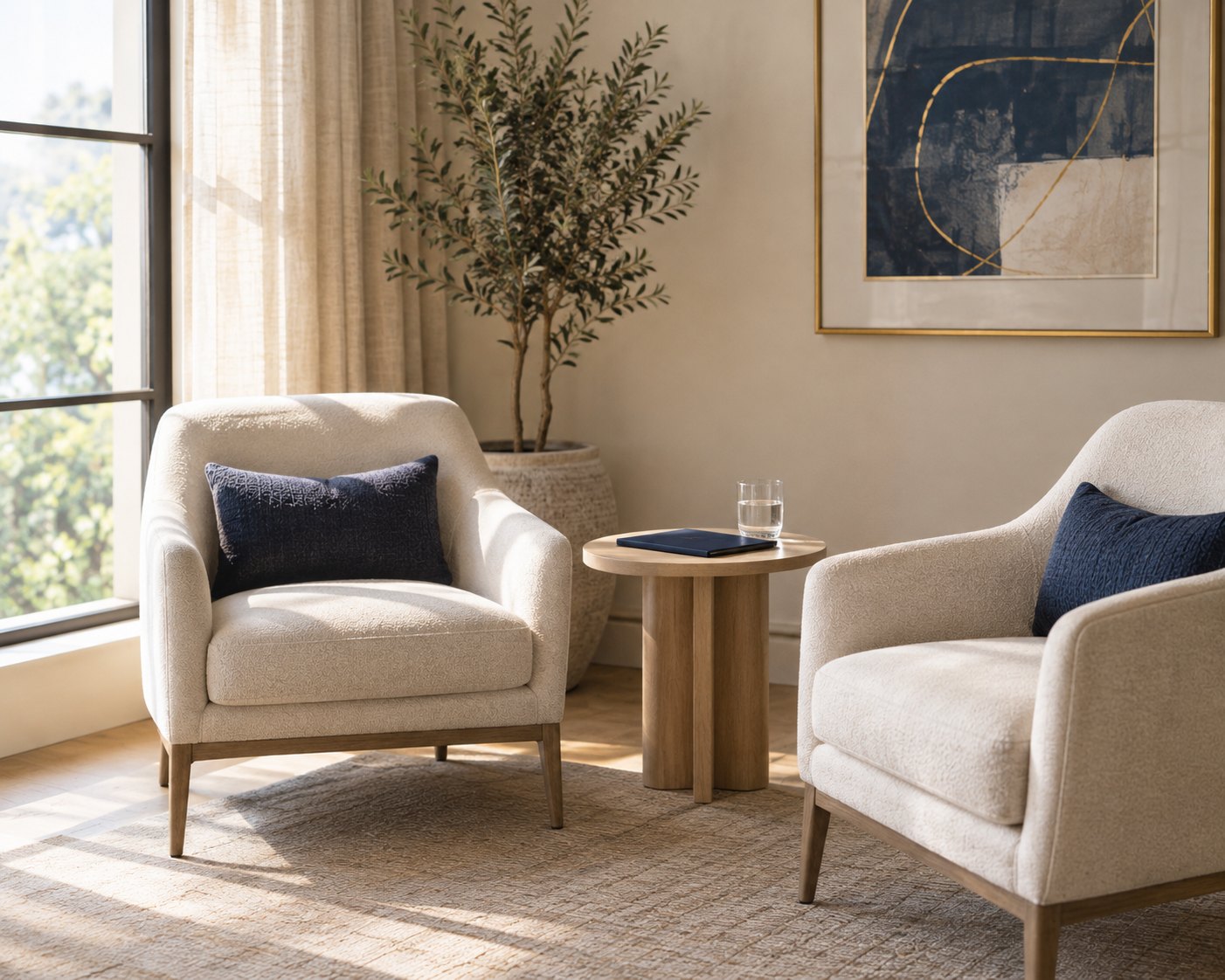 A calm consultation room