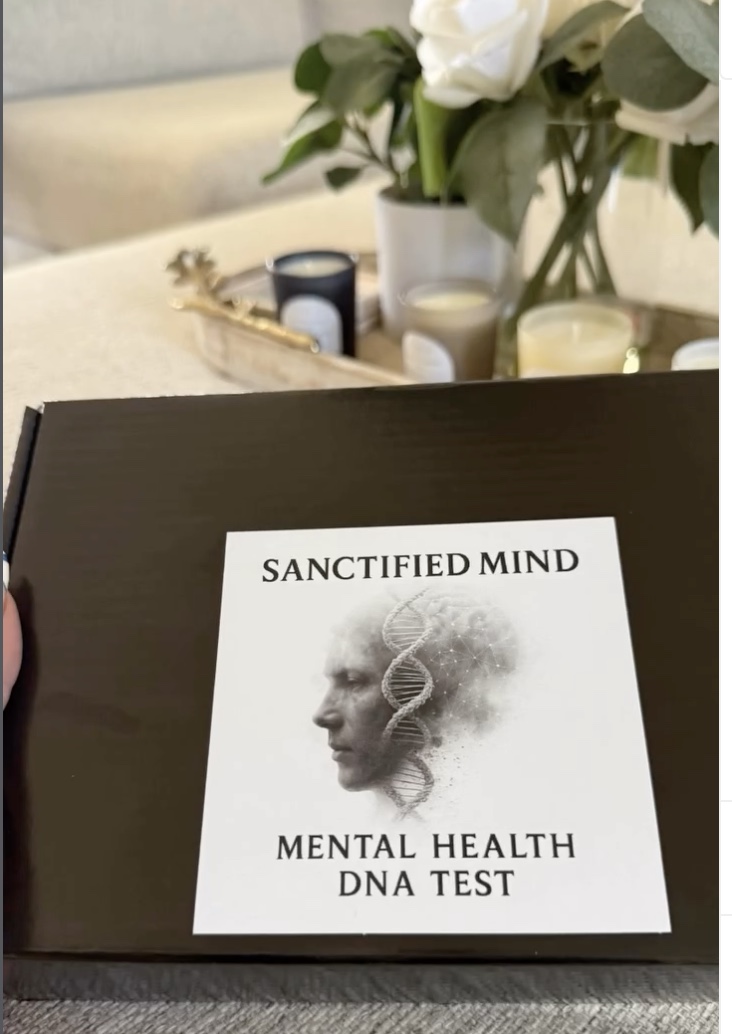 The Sanctified Mind saliva kit box